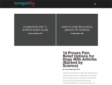 Tablet Screenshot of nextgendog.com
